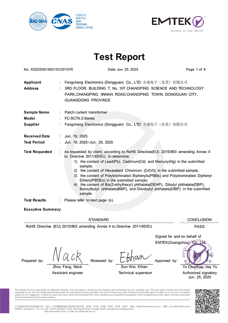 FC-SCT4.2-Series RoHS10--CNAS